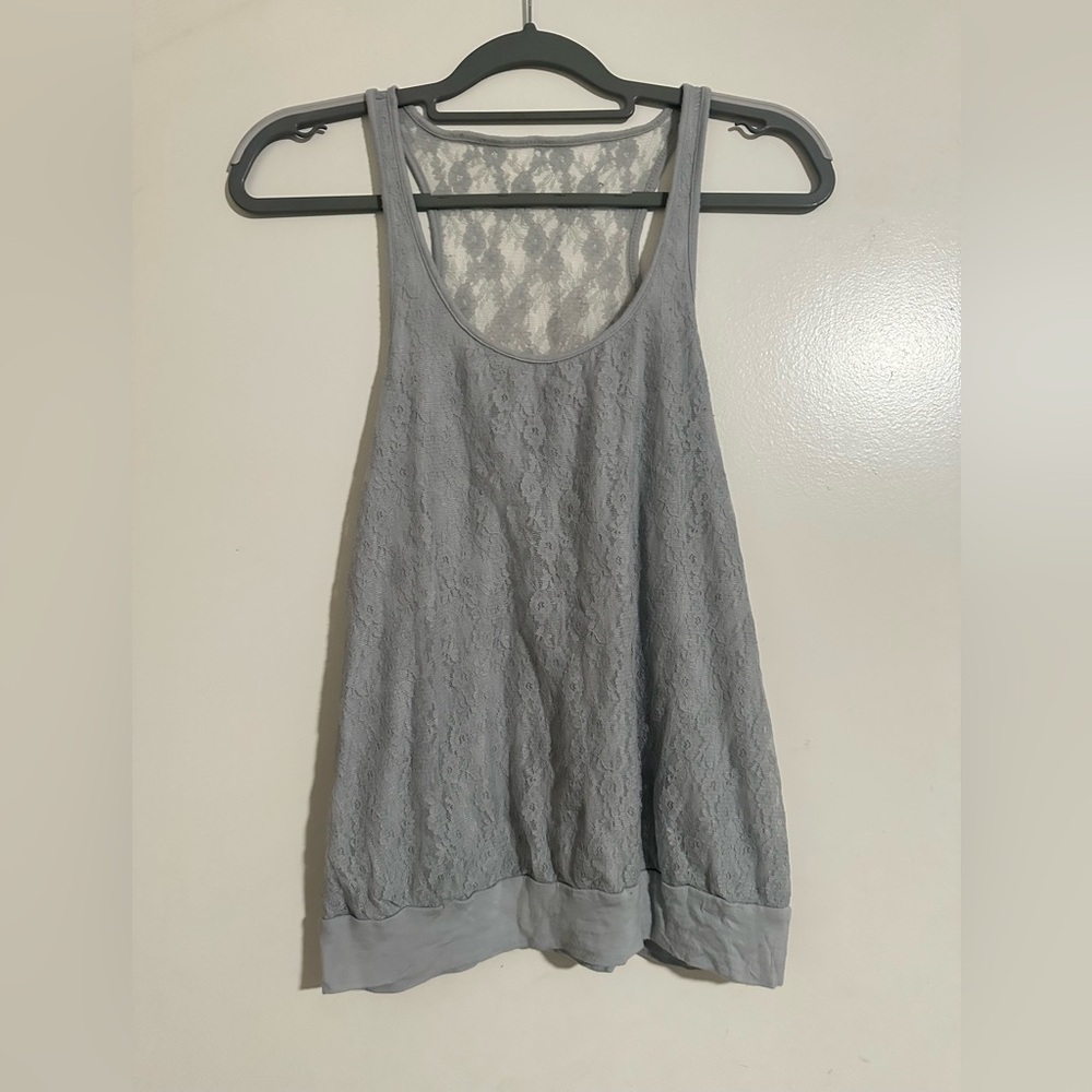 Selena Gomez Gray Lace Tank Top Dream out loud size XL